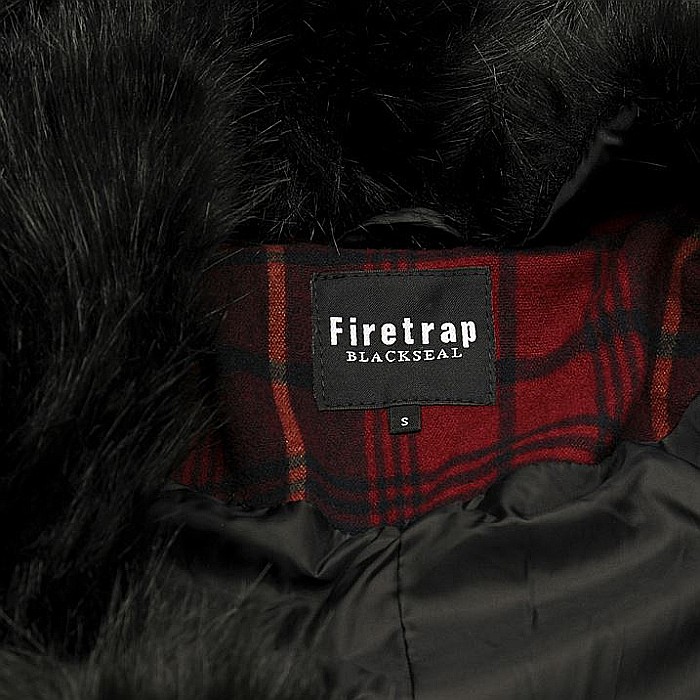 Geaca Mbrands palton cu guler de blana detasabil Firetrap S [3]