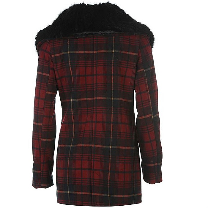 Geaca Mbrands palton cu guler de blana detasabil Firetrap S [2]