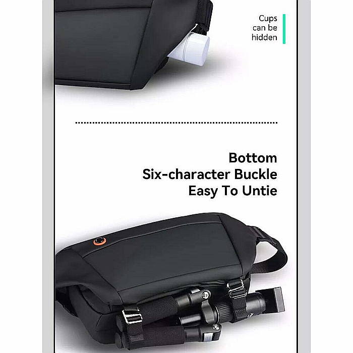 Geanta umar, borseta Mark Ryden Smart, display led, impermeabila, baterie inclusa, 26 x 17 x 8 cm [8]