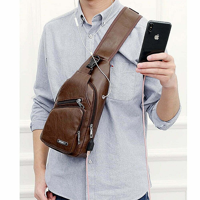 Geanta umar Smart MBrands din piele ecologica, impermeabila [16]