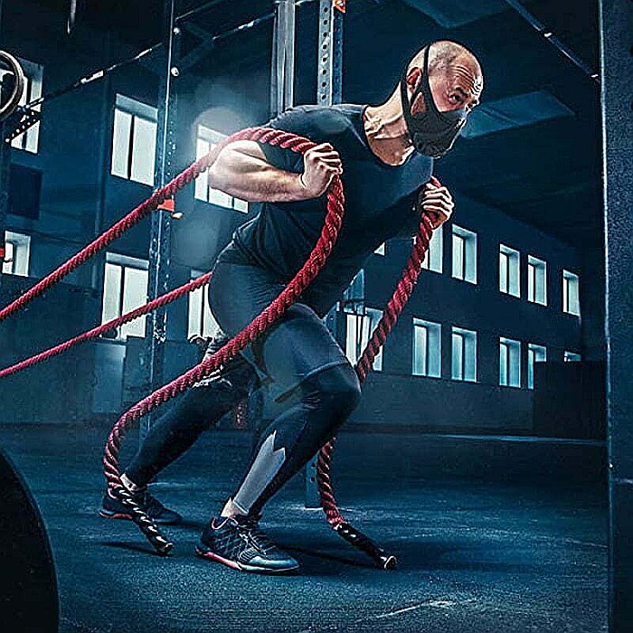 Masca de antrenament cu filtrare aerului MBrands 24 de niveluri pentru antrenament [6]