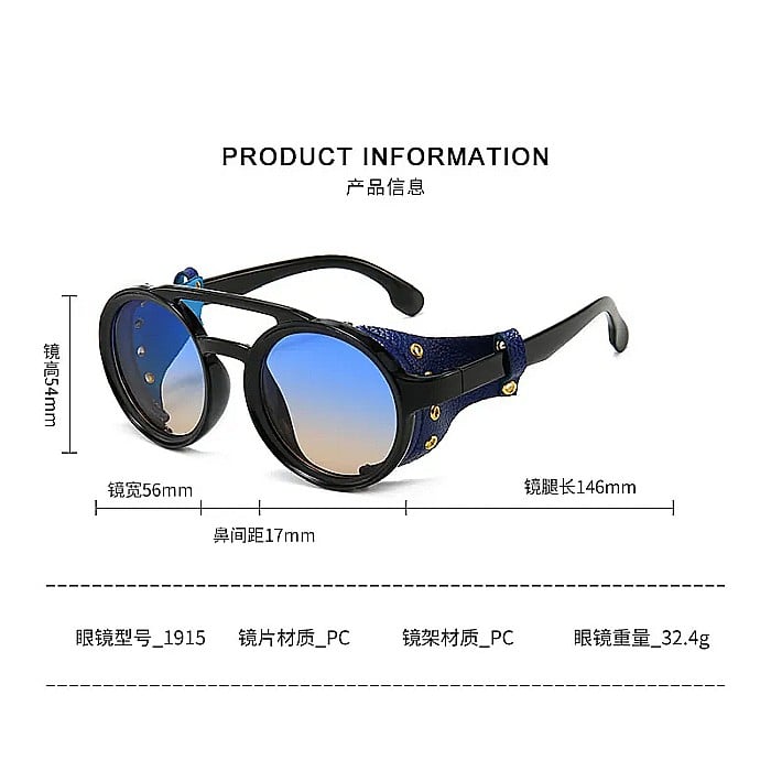 Ochelari de soare Mbrands, polarizati, retro, vintage, punk [4]