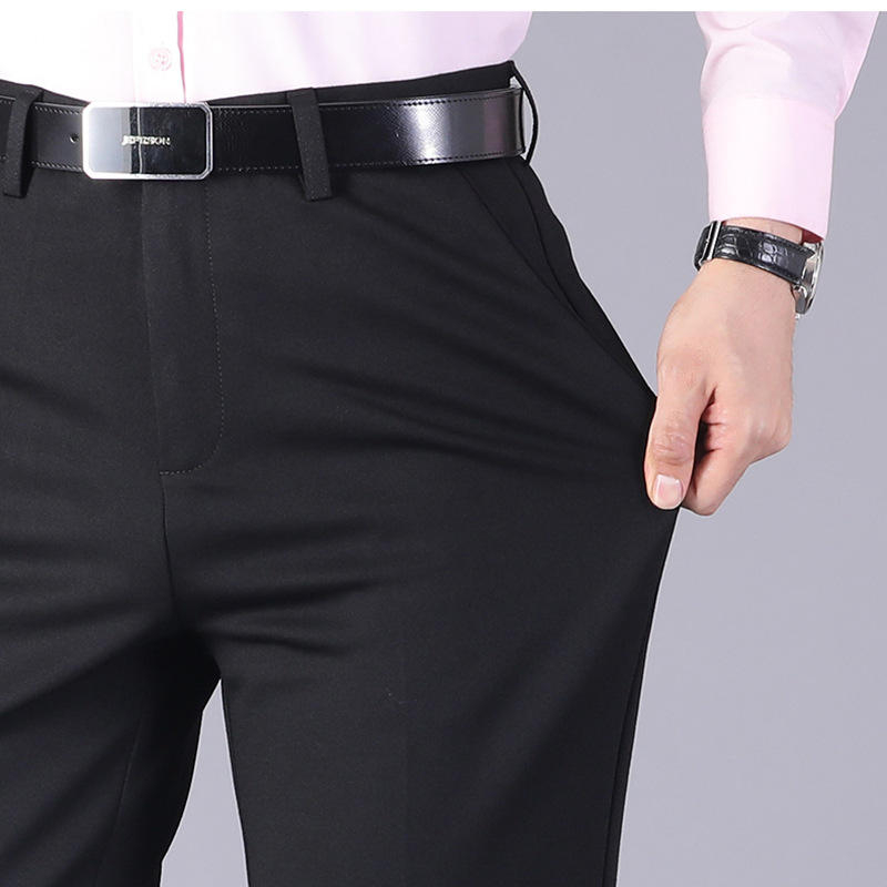 Pantaloni elastici MBrands din matase de gheata [4]