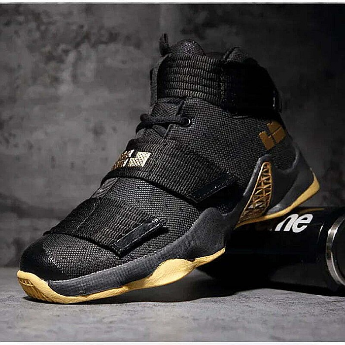 Pantofi sport baschet HI Tops MBrands , negru cu galben [2]