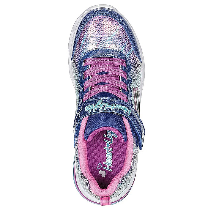 Pantofi sport copii cu led,  Skechers Sweetheart Lights [5]