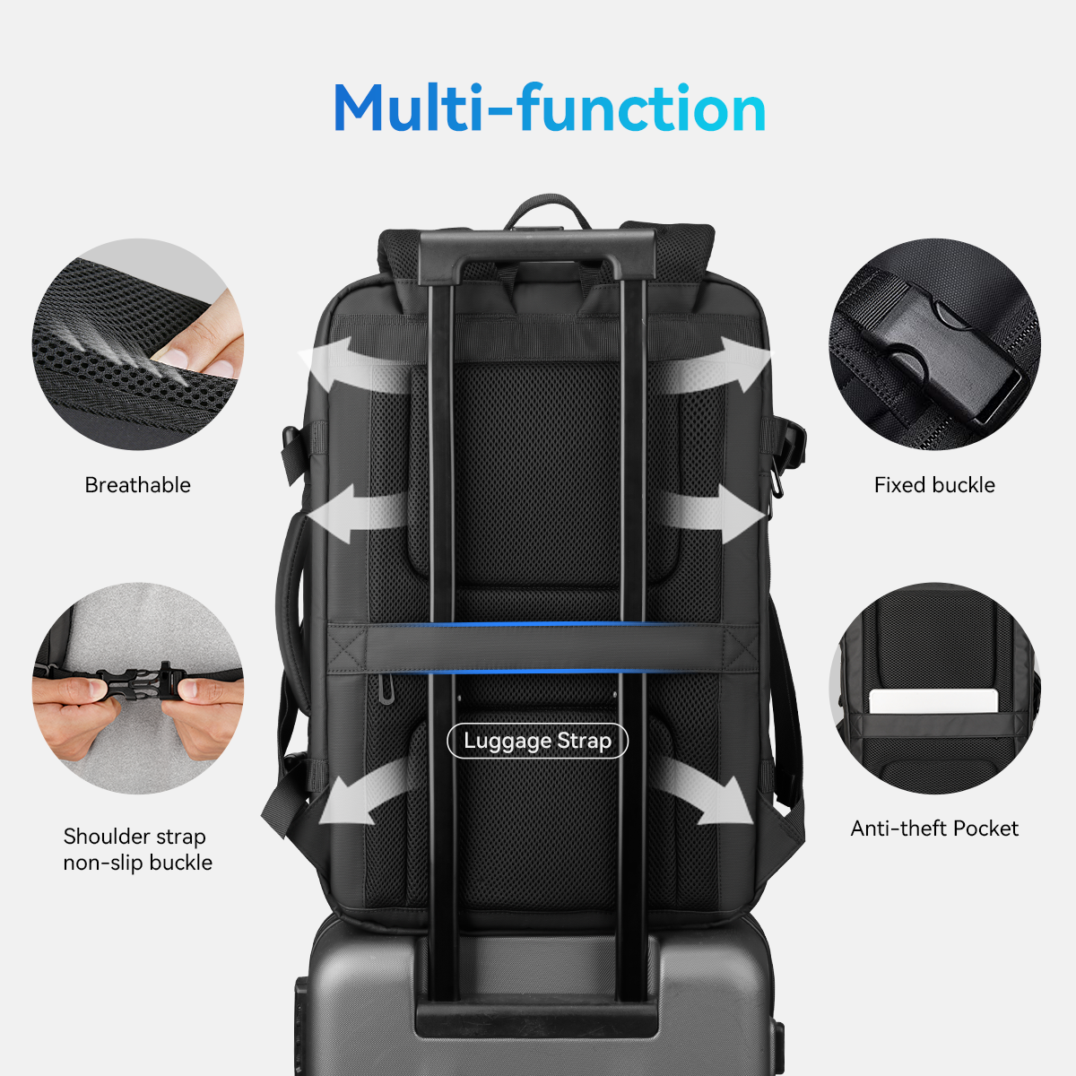 Rucsac barbati Mark Ryden MR9299_KR , laptop 17 inch, rezistent la apa, capacitate 39L [7]