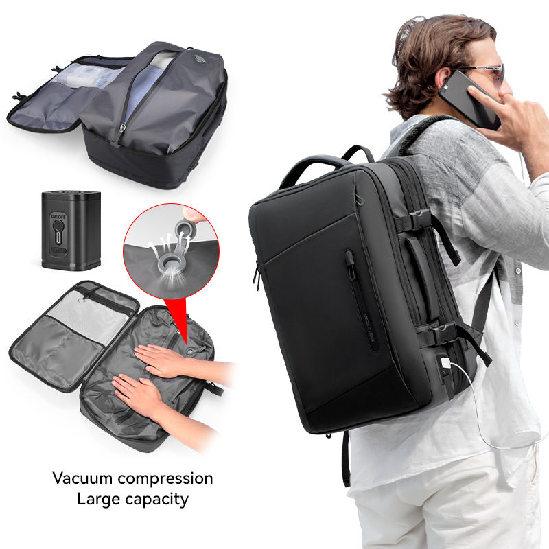 Rucsac barbati Mark Ryden MR9299YKK_QM, vacuum. laptop sub 15.6, rezistent la apa, 46x30x16 [2]