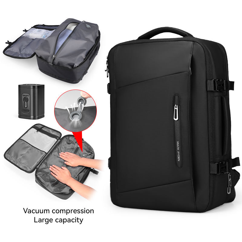 Rucsac barbati Mark Ryden MR9299YKK_QM, vacuum. laptop sub 15.6, rezistent la apa, 46x30x16 [7]
