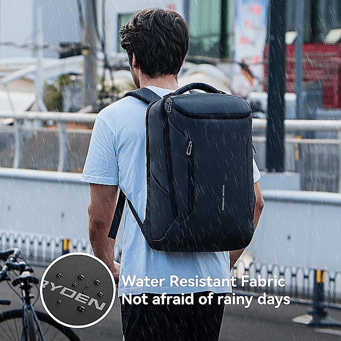 Rucsac barbati Mark Ryden Smart , Laptop de 17.3, rezist la apa, port USB, 32L, 50 x 30 x 20 cm, gri [3]