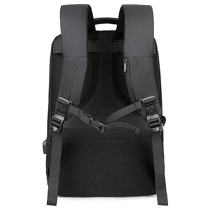 Rucsac barbati MBrands Smart, material impermeabil, buzunar laptop 15.6 inch, 47x32x16cm [4]