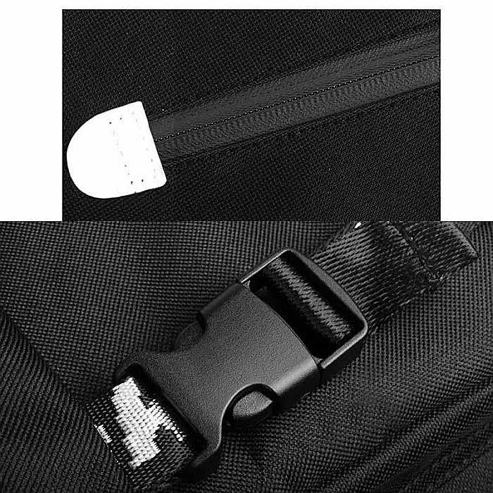 Rucsac, ghiozdan Smart, waterproof, cu design fosforescent, incarcare USB, spatiu casti, Music boy design [9]