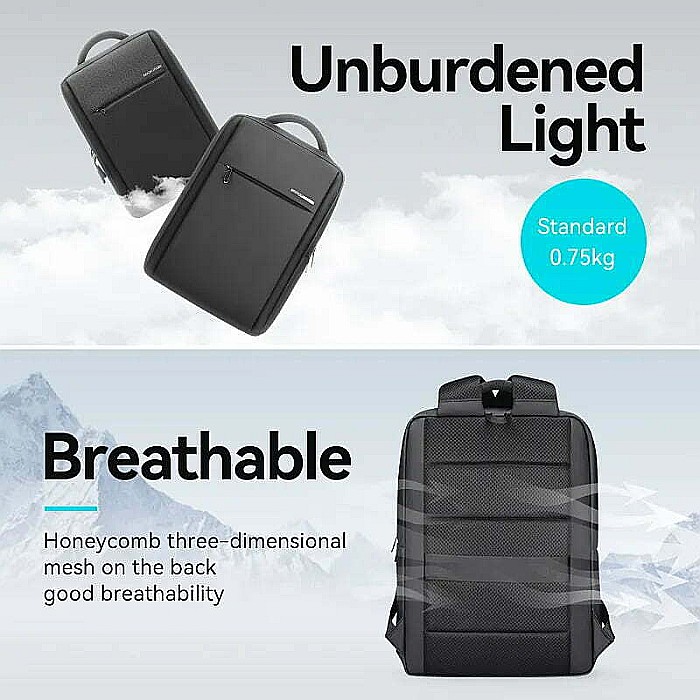 Rucsac Mark Ryden, Laptop de 15.6, impermeabil, 40 X 30 X 12 CM [6]