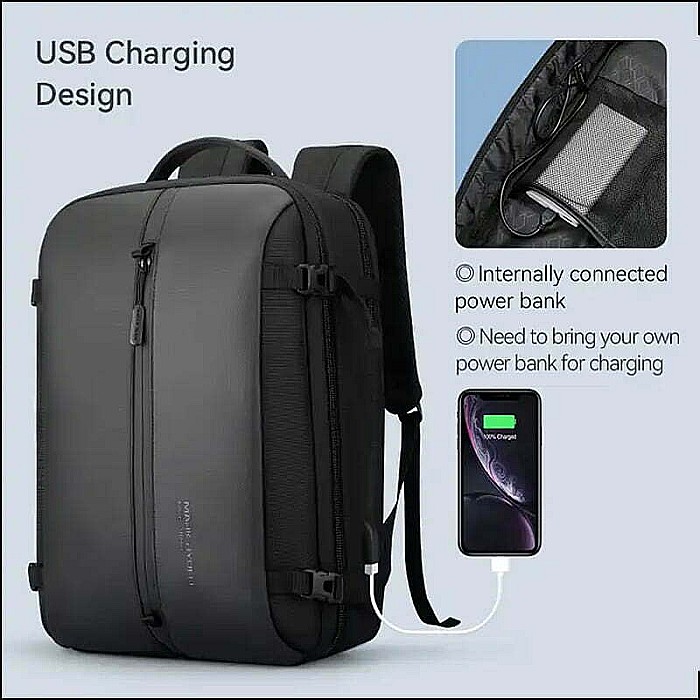 Rucsac Mark Ryden Smart,port USB, buzunar laptop 15.6, impermeabil, capacitate mare cu extinderepana la 39L [5]