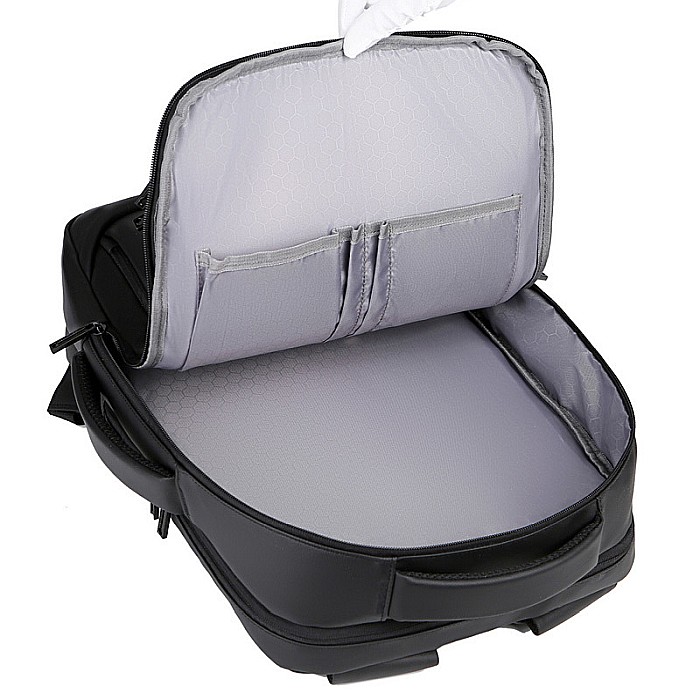 Rucsac MBrands 1901, port USB, buzunar laptop 15.6, rezistent la apa [5]