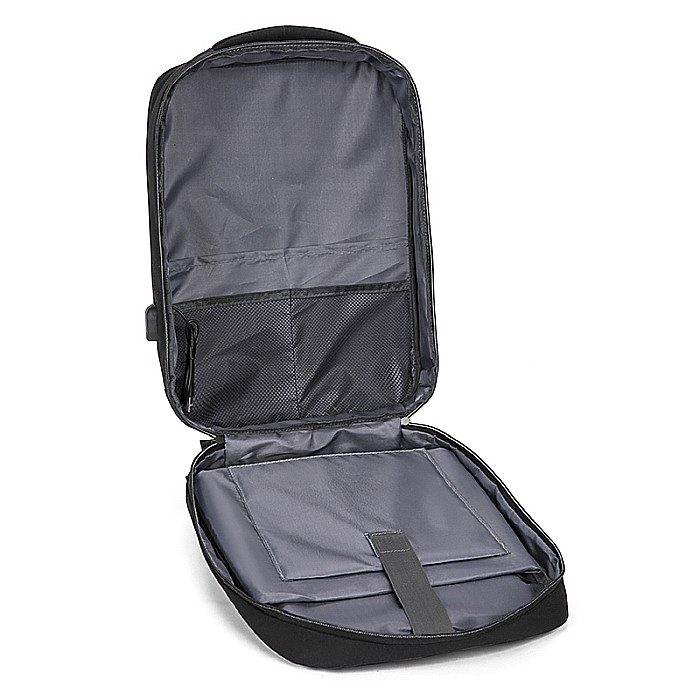 Rucsac MBrands 8801, hard shell, port usb , buzunar laptop 15.6 , slim [3]