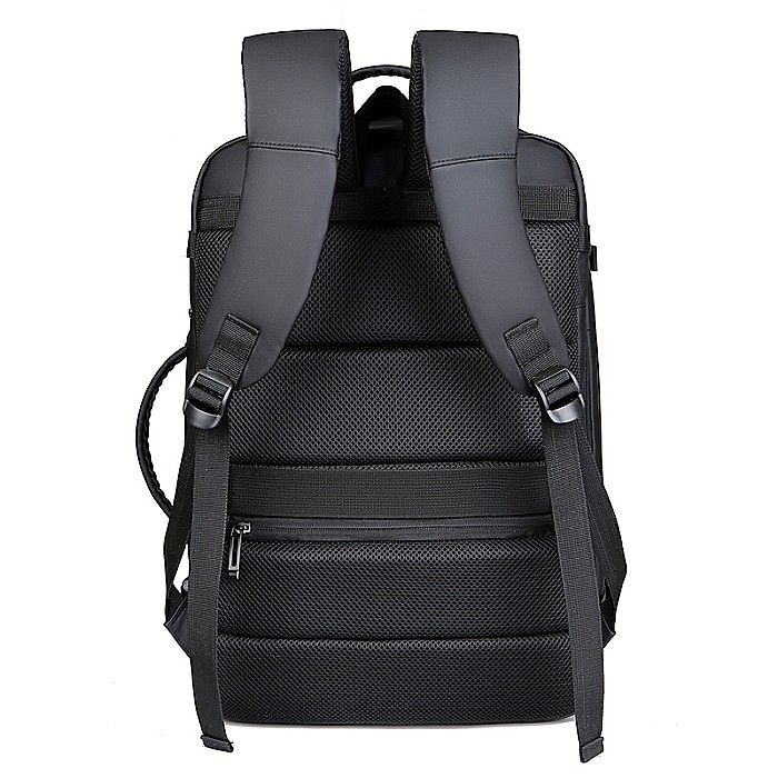 Rucsac MBrands Smart, port USB, buzunar laptop 15.6, impermeabil, capacitate mare cu extindere pana la 32L [5]