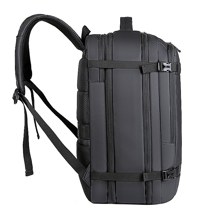 Rucsac MBrands Smart, port USB, buzunar laptop 15.6, impermeabil, capacitate mare cu extindere pana la 32L [4]