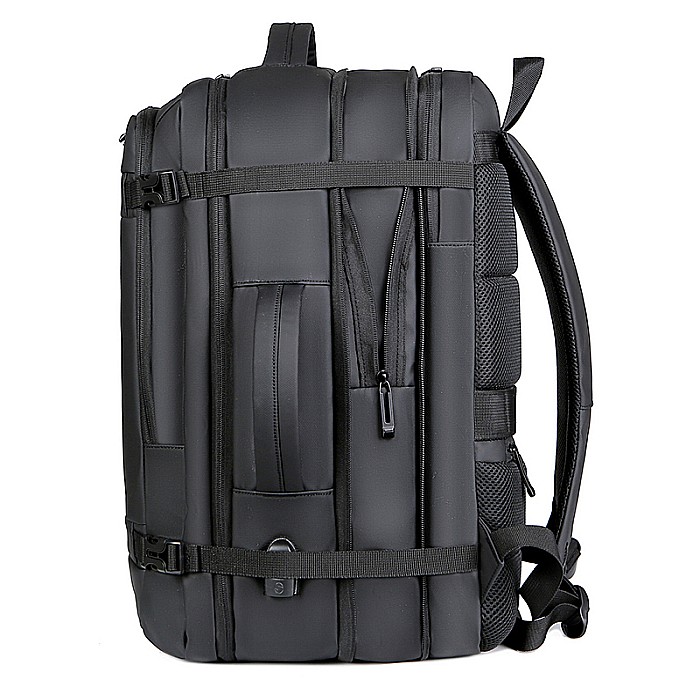 Rucsac MBrands Smart, port USB, buzunar laptop 15.6, impermeabil, capacitate mare cu extindere pana la 32L [3]