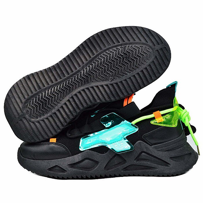 Sneakers Barbati Mbrands cu talpa flexibila, culoare negru, BC70 [3]