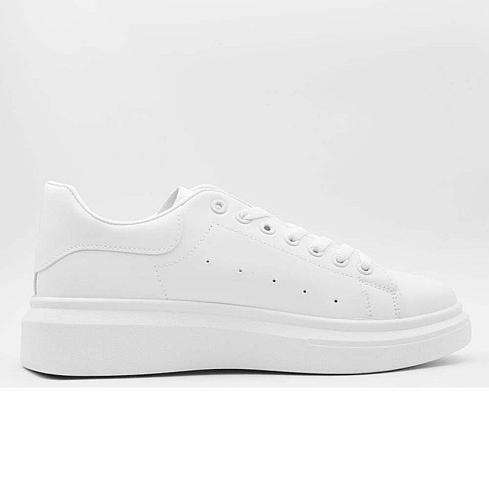 Sneakers Barbati MBrands cu talpa flexibila, din piele ecologica, alb A88-3 [2]