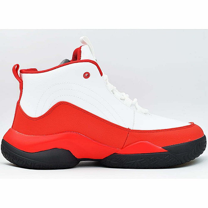 Sneakers Barbati Mbrands cu talpa flexibila hi tops, de baschet, alb [2]