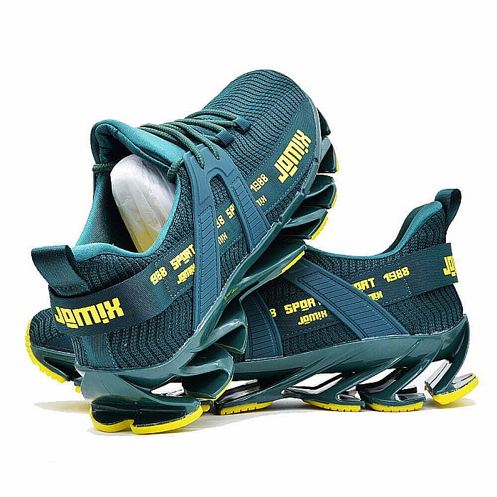 Sneakers Barbati Mbrands cu talpa flexibila pe arcuri, culoare verde [4]