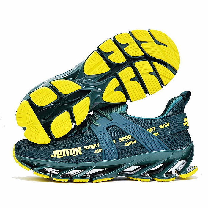 Sneakers Barbati Mbrands cu talpa flexibila pe arcuri, culoare verde [3]