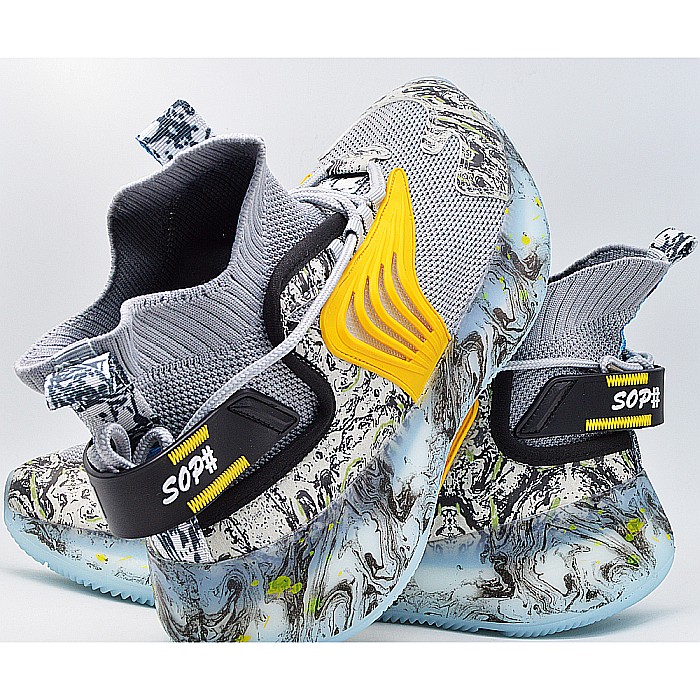 Sneakers Barbati MBrands material textil hi tops, masura 44 , 28cm [3]