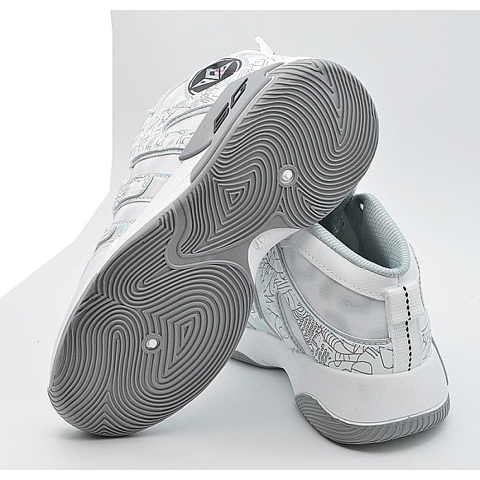 Sneakers baschet Mbrands Hi Tops AIA cu talpa flexibila, culoare alb [4]