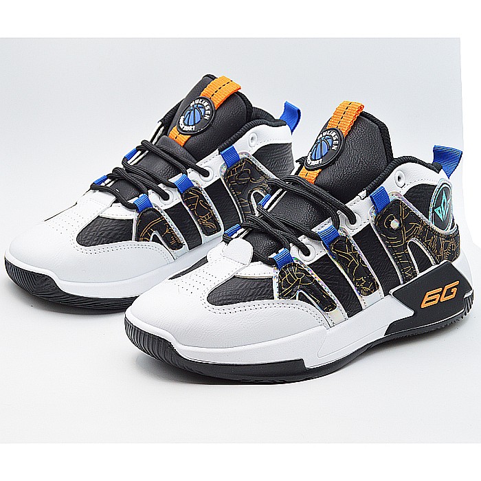 Sneakers baschet Mbrands Hi Tops AIA cu talpa flexibila, culoare negru [3]