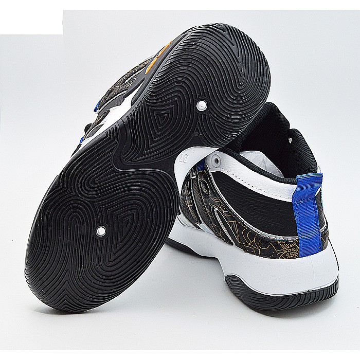 Sneakers baschet Mbrands Hi Tops AIA cu talpa flexibila, culoare negru [4]