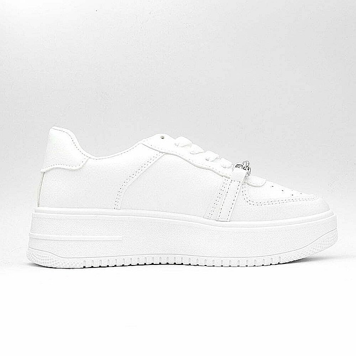 Sneakers Dama MBrands cu talpa flexibila, culoare alb, masura 36 [3]