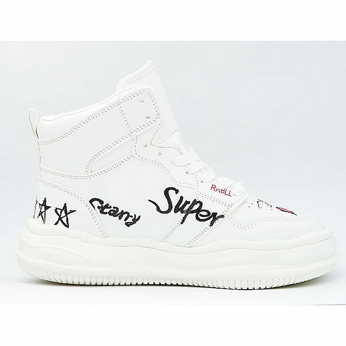 Sneakers Dama MBrands cu talpa flexibila, HI Tops, Queen [2]