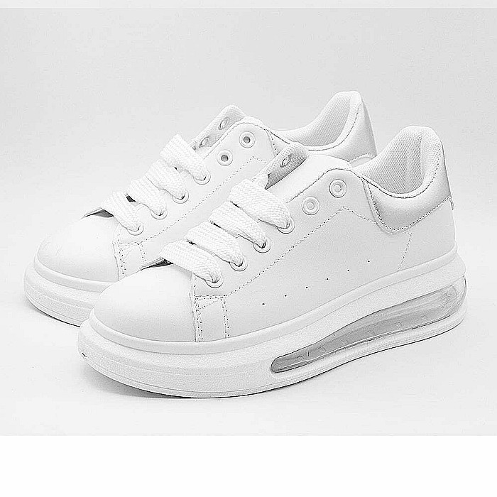 Sneakers Dama MBrands cu talpa flexibila pe aer, albi M-623-6 [3]