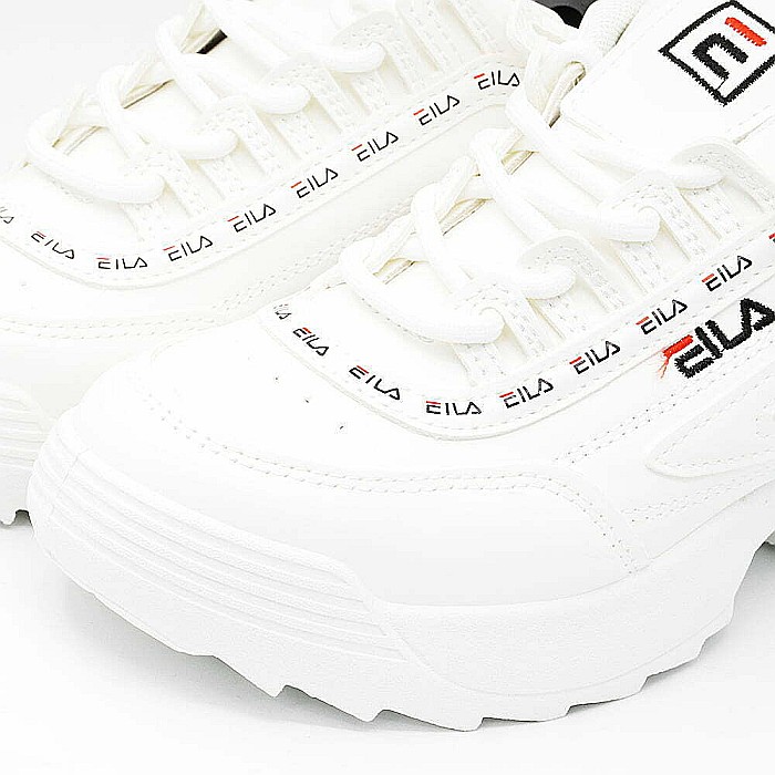 Sneakers Dama MBrands cu talpa flexibila si masiva, alb cu scris negru [6]