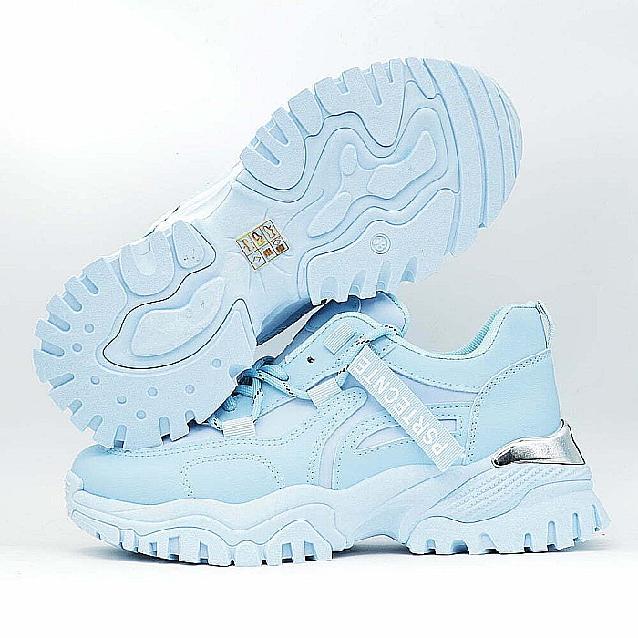 Sneakers Dama MBrands cu talpa flexibila si masiva, albastru ABC 337 [3]