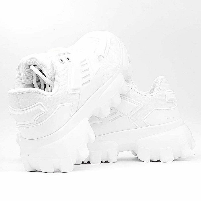 Sneakers Dama Moluccan cu talpa flexibila, alb complet H12 [4]