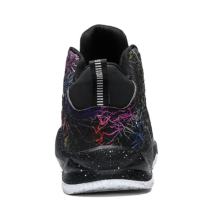 Sneakers pentru baschet MBrands, negru si pereche sosete [4]