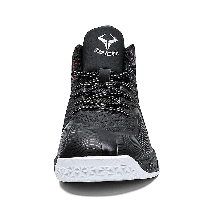 Sneakers pentru baschet MBrands, negru si pereche sosete [5]