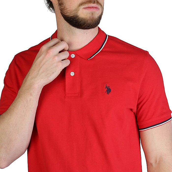 Tricou barbati U.S Polo Assn , masura L , culoare Rosu [3]