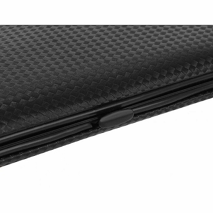 Trusa de unghii MBrands 15 piese, manichiura, indepartare puncte negre, penseta si instrument curatare auriculara cu clutch transport, negru [2]