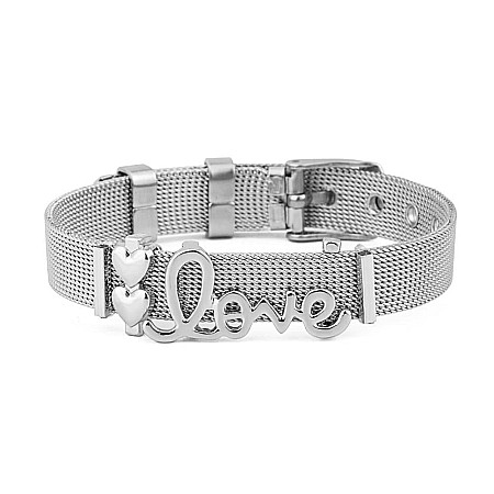 Bratara MBrands charm, din inox, ajustabila, inchidere catarama,diverse culori [4]