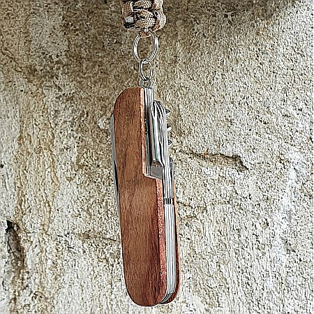 Breloc MBrands, cu termometru, paracord si carabina [3]