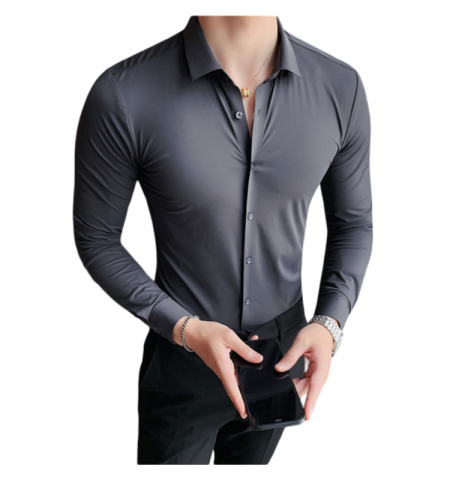 Costum Bărbați - Camasa slim fit Mbrands care nu se sifoneaza