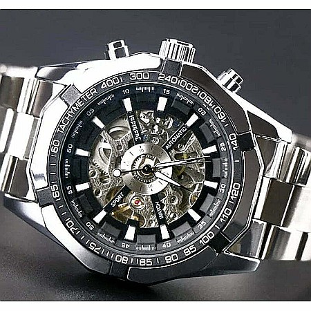 Ceas barbatesc Automatic Jushidai Silver Business [0]