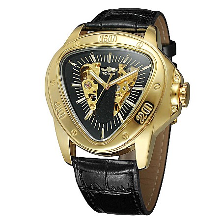 Ceas barbatesc Automatic Winner , design triunghi [0]