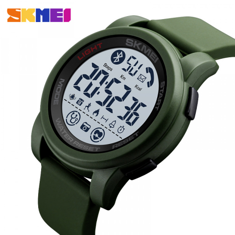 Ceas de barbati 1593 digital , culoare verde [1]