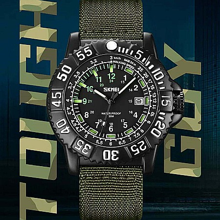 Ceas de barbati Army SKMEI 9281 data, tahimetru, military, indici fosforescenti [2]