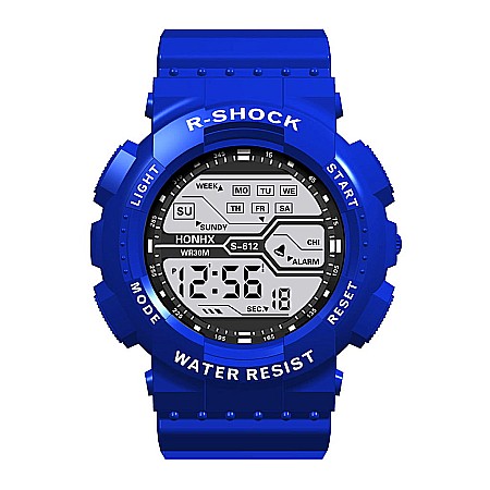 Ceas de barbati digital HONHX 82 cronograf quartz [8]