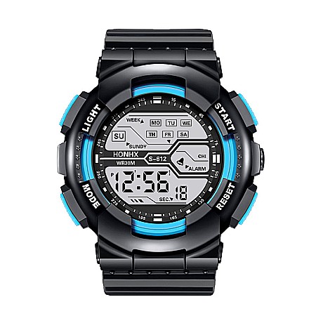 Ceas de barbati digital HONHX 82 cronograf quartz [1]